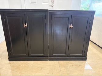 Set of Two Pottery Barn Cabinets