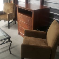 Tv Stand , Nightstands And Matching Desk 