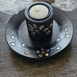 Wooden Candle Holder