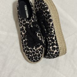 Tretorn Leopard Print Shoes