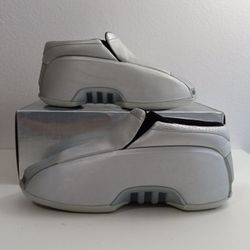 Size 9 - Adidas "The Kobe 2" SILVER 2001 (WITH BOX!)