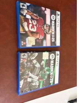 MADDEN 25 & 26 FOR PS5, BOTH COME CIB AND WORK GREAT