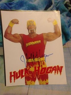 Hulk Hogan autograph /Jimmy hart