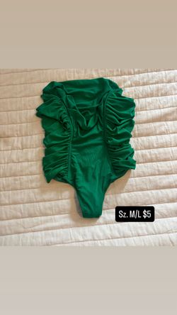 Green Corset Bodysuit 