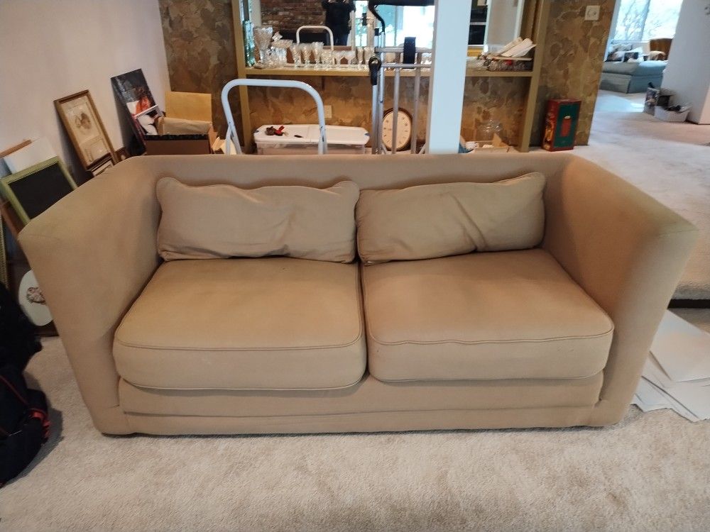 FREE Light Couch That Converts To Bed