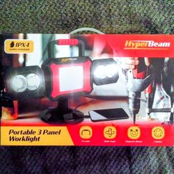 NEW Hyperbeam portable 3 panel worklight