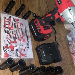 Impact Wrench 1/2 Come With Socket Set 