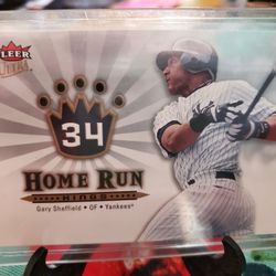 New York Yankees Gary Sheffield 06 Fleer Ultra Home Run Kings Insert Baseball Card 