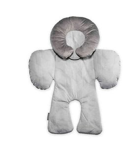 JJ Cole Reversible Body Support In Herringbone / Infant or Newborn Body and Neck Support / Pillow