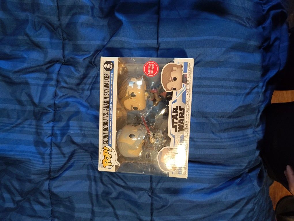 count dooku vs anakin skywalker pop it
