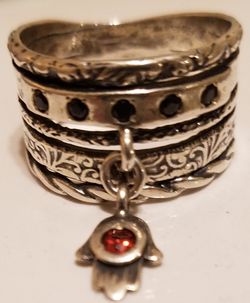 925 sterling silver by didae wide band ring