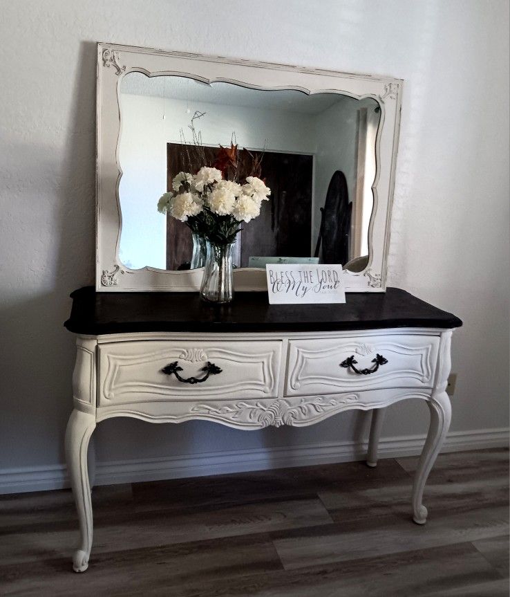 Farmhouse Buffet And Mirror