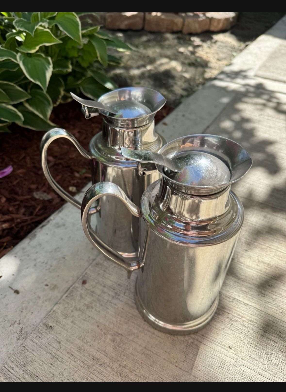 D.W. Harber & Sons NY This Stainless Steel Carafes