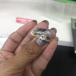 14K Gold Two-Toned Ring|5 Grams| Size:7|LAYAWAY SPECIAL