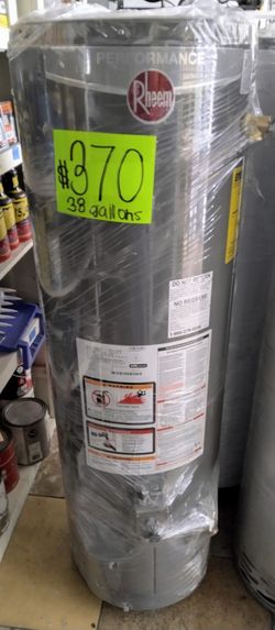 Rheem 38 gl water heater