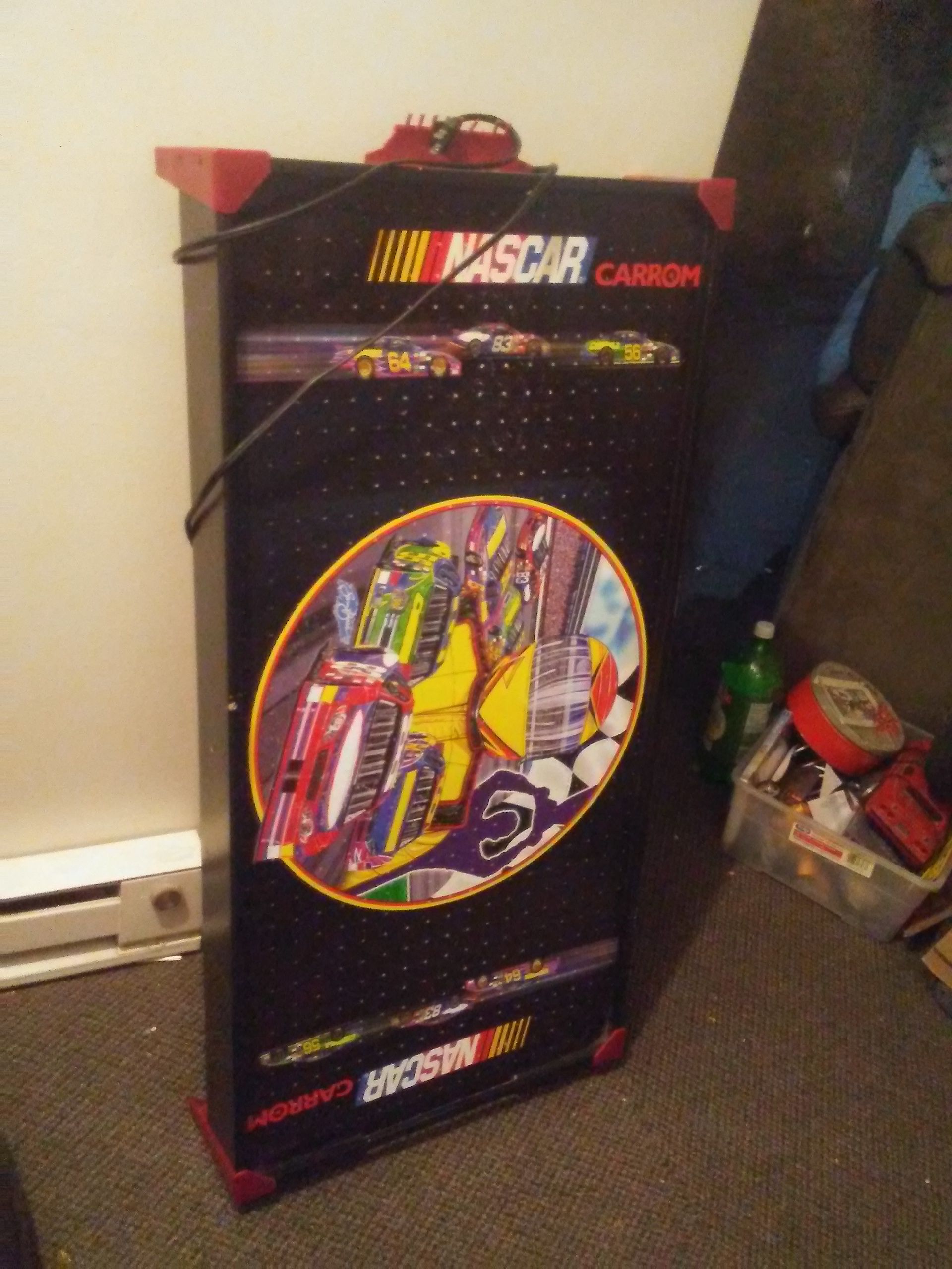 Vintage Nascar Air Hockey Game