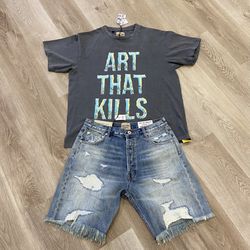 Gallery Dept. Shorts (Sz 32)  & T-Shirt (Sz M)   $300