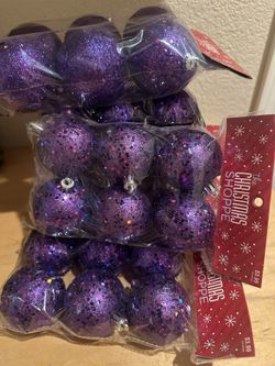 Purple Ornaments 