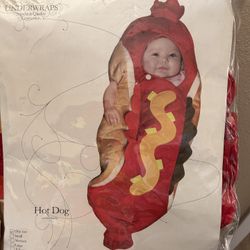 Newborn Hotdog Halloween Costume 