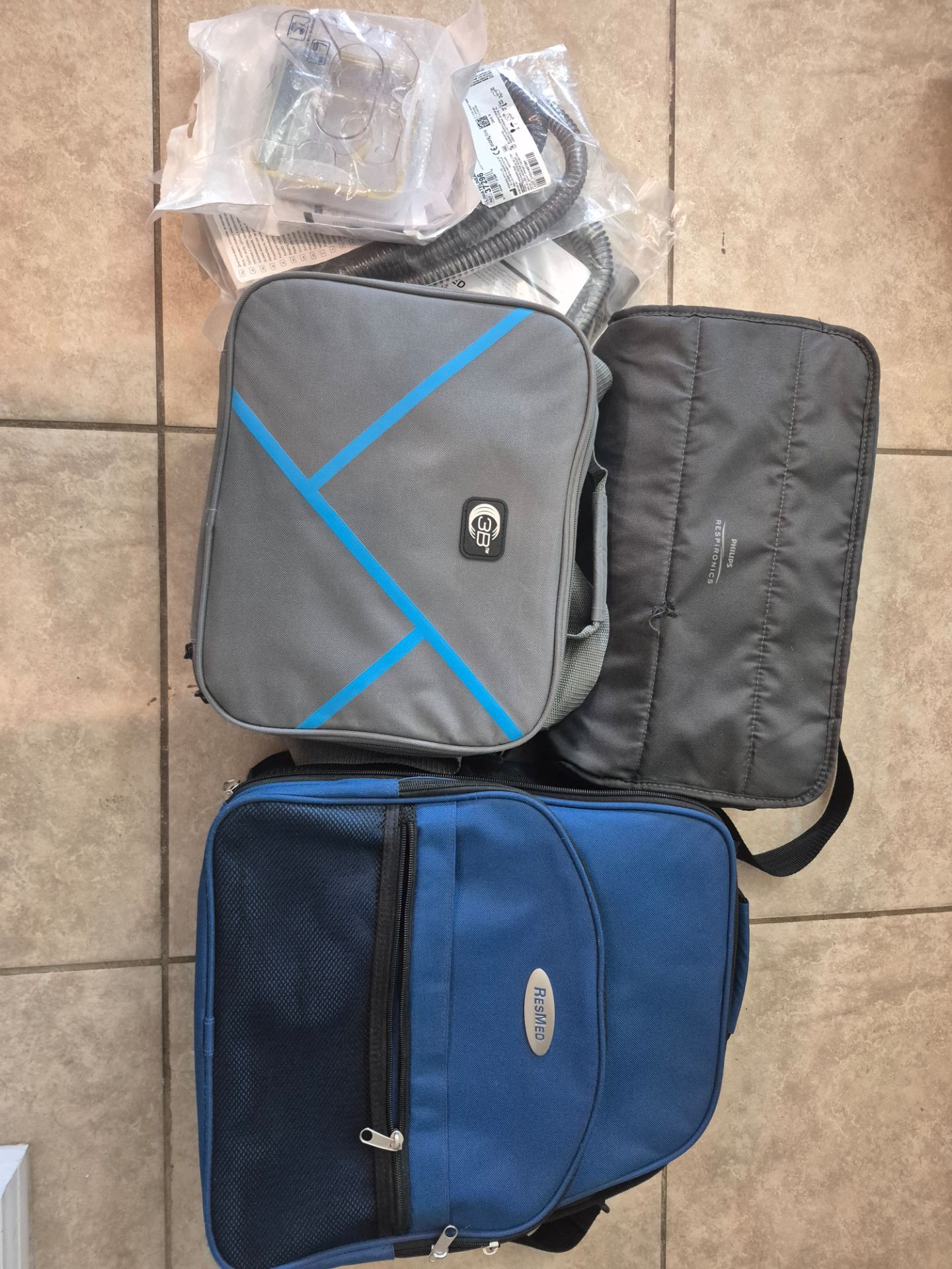 Resmed C PAP Machines carry bag accessories all for sale