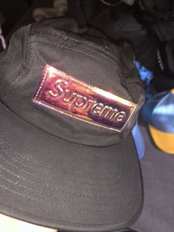 *RARE* Supreme Iridescent Logo Camp Cap