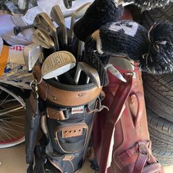 Golf clubs in good condition