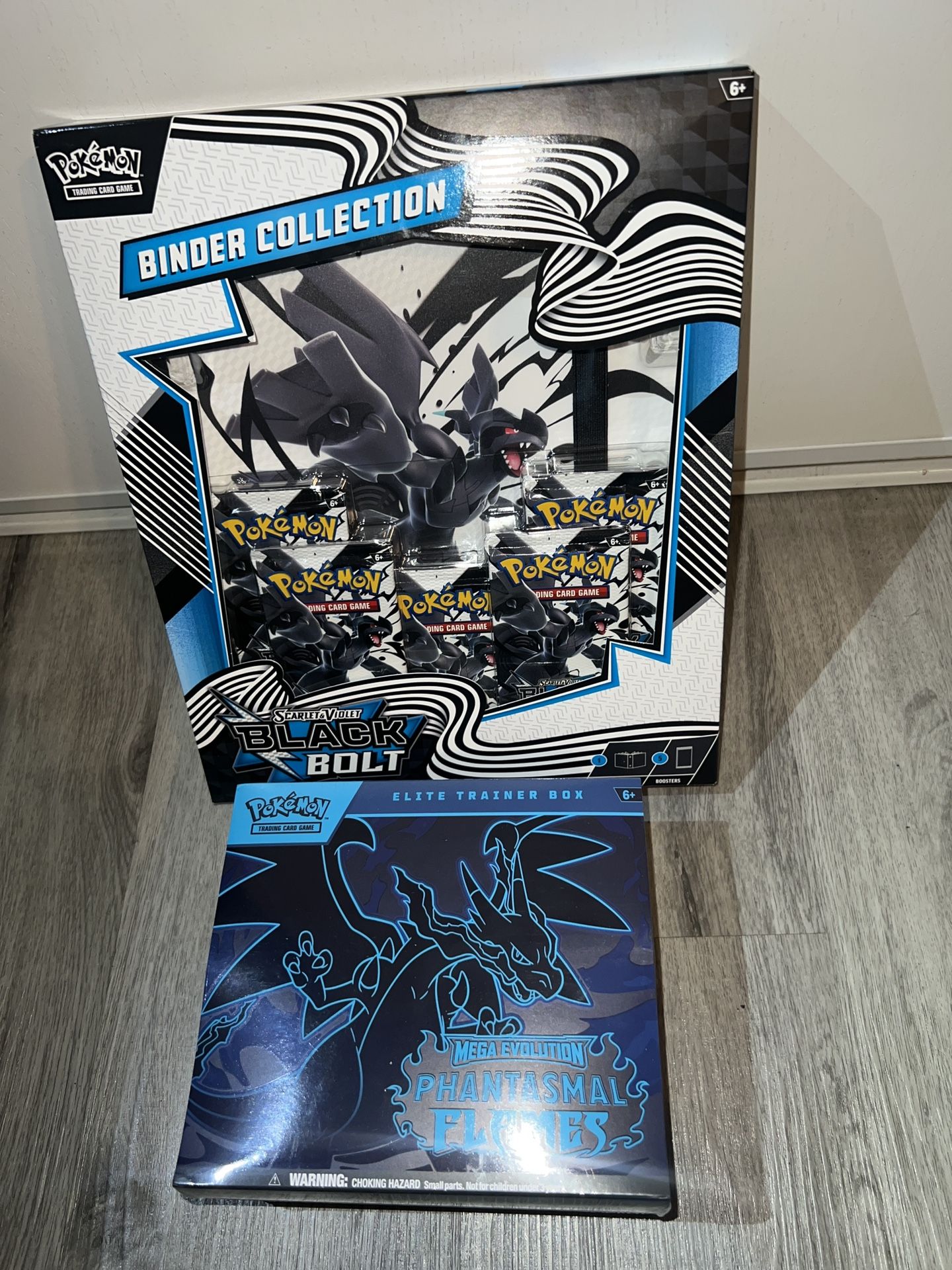 phantasmal flames etb & black bolt binder