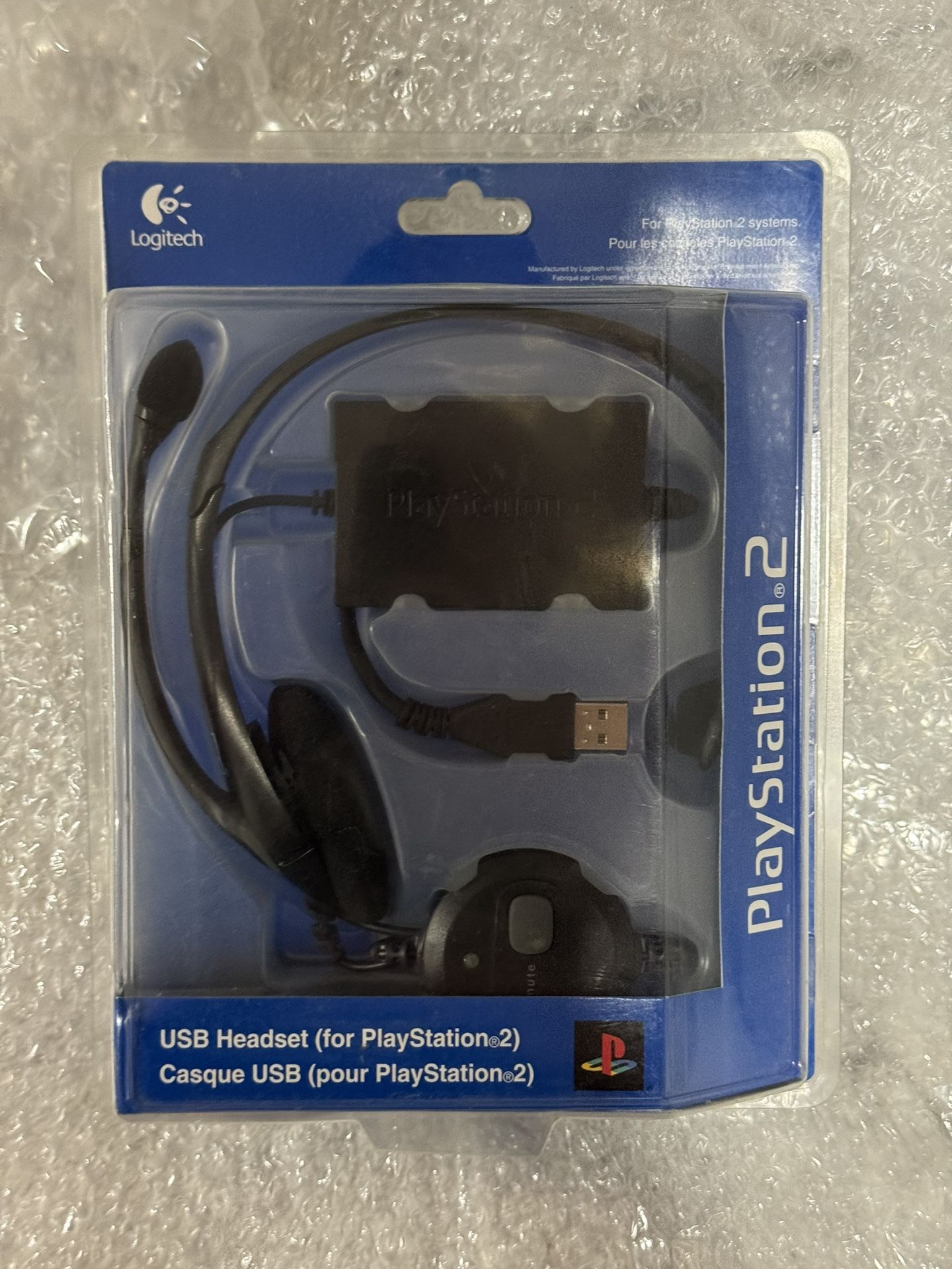 Logitech USB Headset Compatible with Sony PlayStation 2 | Factory Sealed! New!