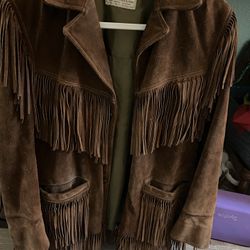 Beautiful Leather Fringe Jacket
