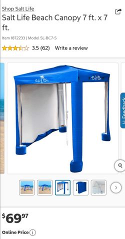 Salt Life Beach Canopy 7 ft. x 7 ft $45 or 2 for $80