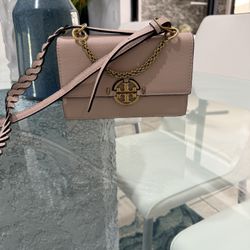 Tory Burch Mini Miller Pink Crossbody Leather 