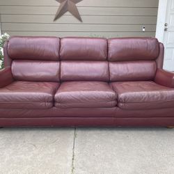 leather sofa Very Comfortable 