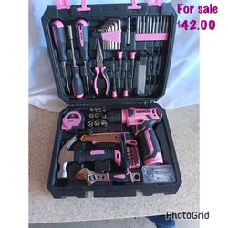 Pink drill set