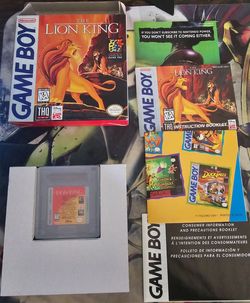 GAMEBOY The Lion King