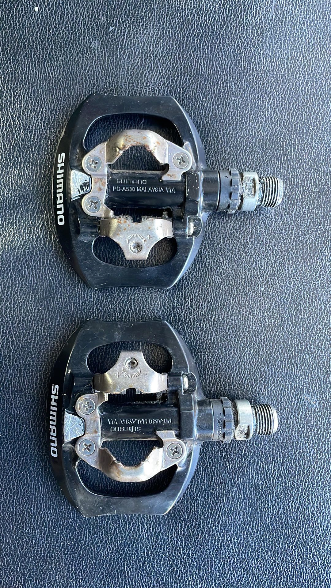 Shimano PD-A530 Clipless Pedals Platform Single Side Black No Cleats
