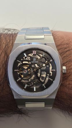 DANTE VELOCE ITALY AUTOMATIC MENS SKELETON WATCH