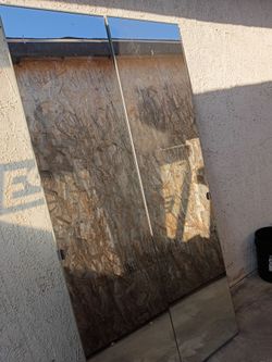 Two Mirrors approx 6.5ft by 2 ft