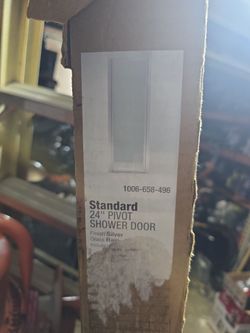 Standard 24 frosted shower door