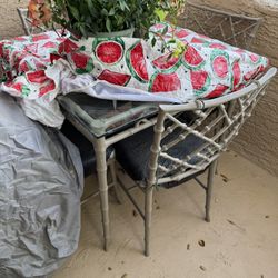 Table & 4-Chairs. $85