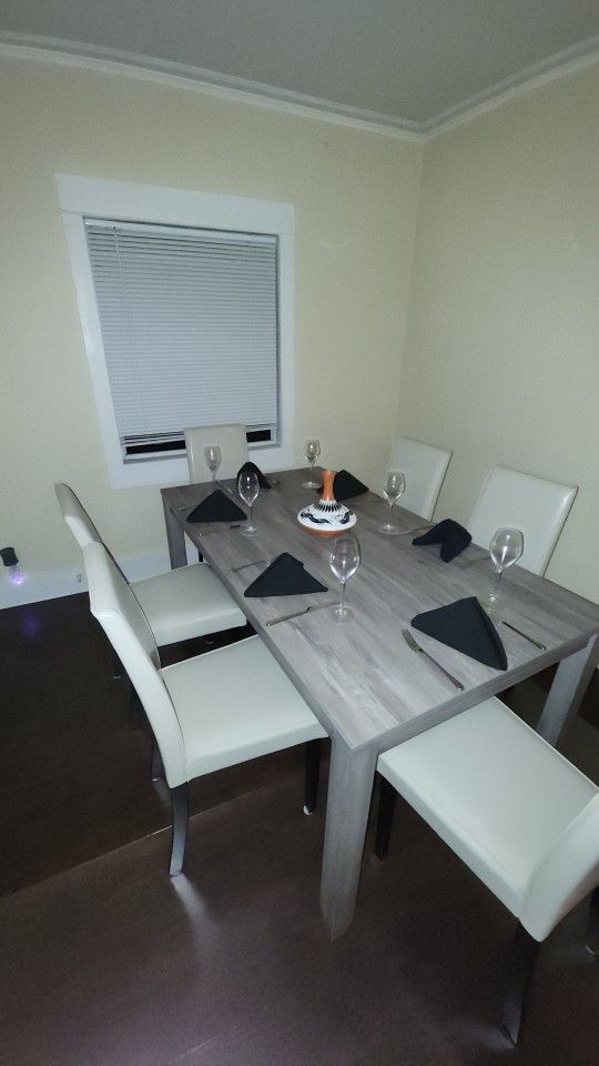 Dining Table And Chairs (Ashley's Furniture)