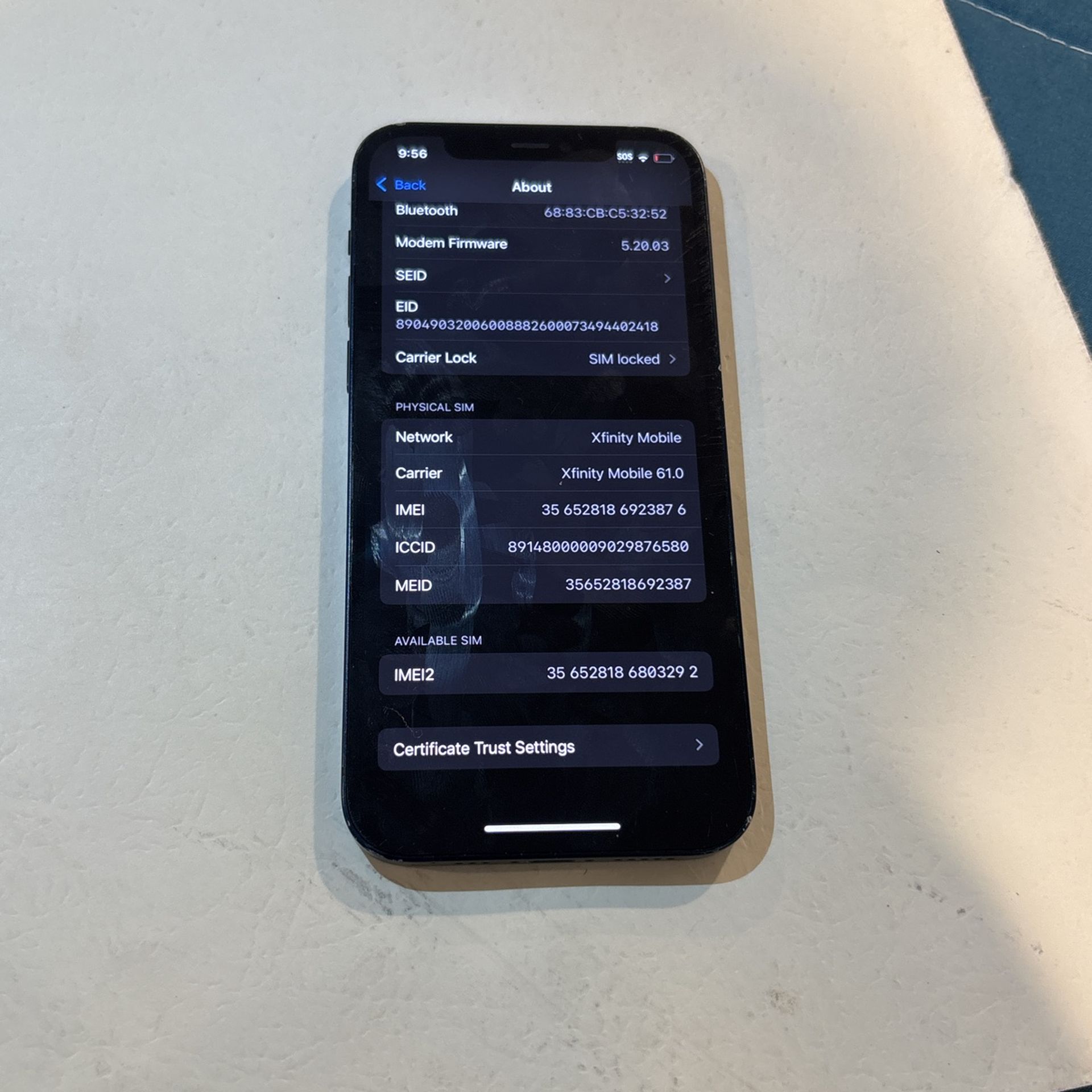 iPhone 13 - Navy Blue, 64GB, Fair Condition