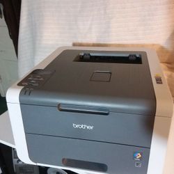 Brother Color Laser Printer HL-3140CW Printer 19 PPM, Wireless Duplex Option With Toner