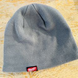 Milwaukee Gray Fleece-Lined Beanie Cap