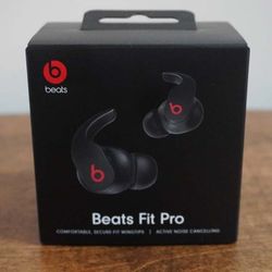 Beats Fit Pro Black True Wireless Earbuds New Open Box