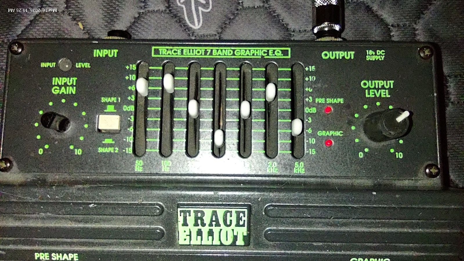 TRACE ELLIOT 7 BAND OUTBOARD GRAPHICS EG PEDAL