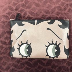 Betty Boop X Ipsy.  Makeup bag, small pink Black sequin pouch.