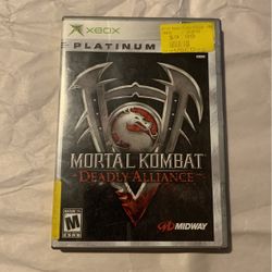 Xbox MORTAL KOMBAT DEADLY ALLIANCE 