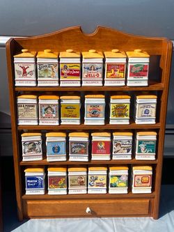 Franklin mint spice jar collection