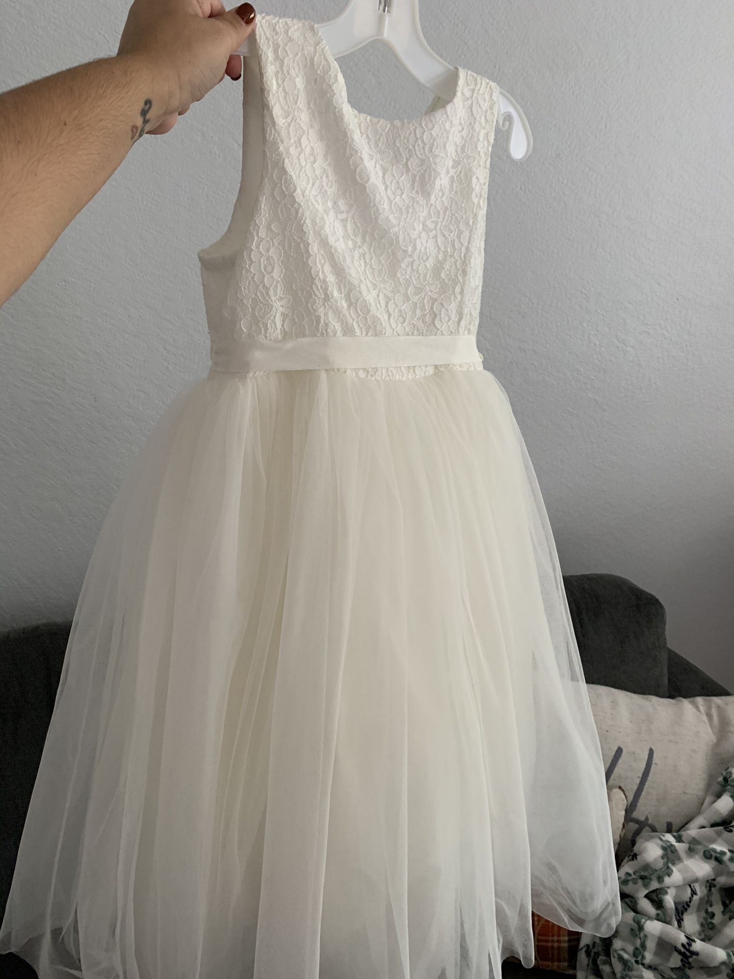 Flower girl wedding dress size 8