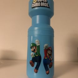Collectors Super Mario Brothers Brand New Never Used Water Bottle Mario Lovers 